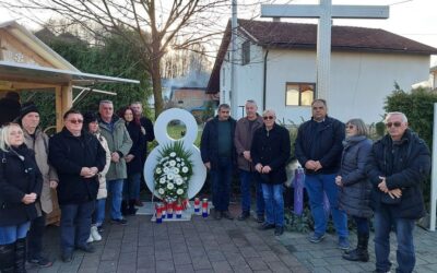 članovi Udruge hrvatskih branitelja Antunovac Ivanovac na Osmici